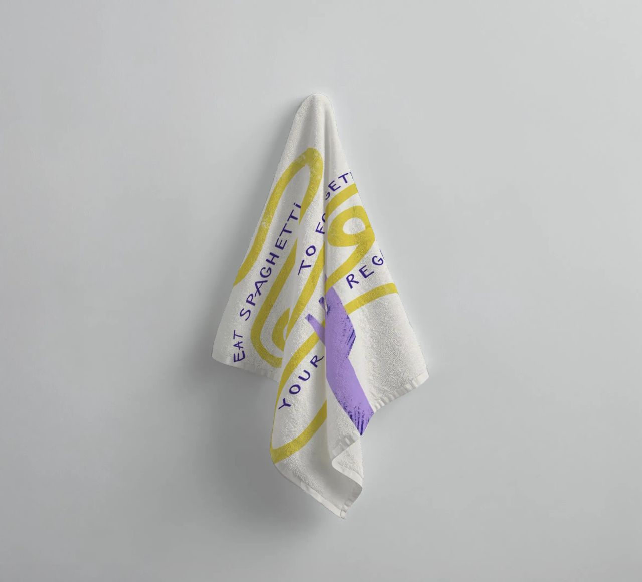 Eat Spaghetti towel by Pure