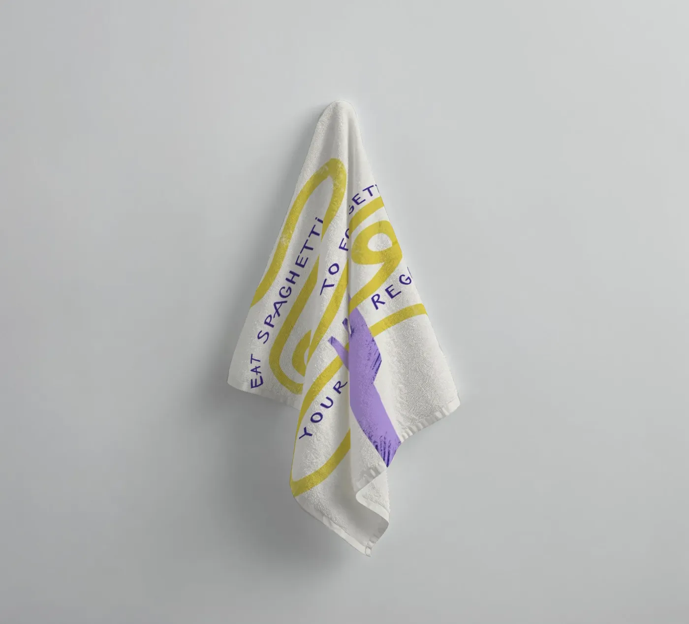 Eat Spaghetti towel by Pure