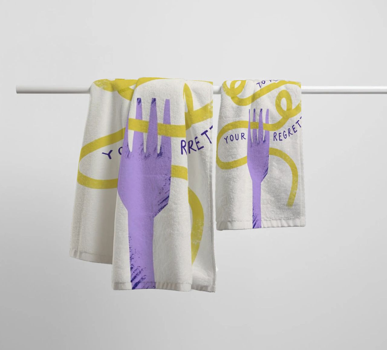 Eat Spaghetti towel by Pure
