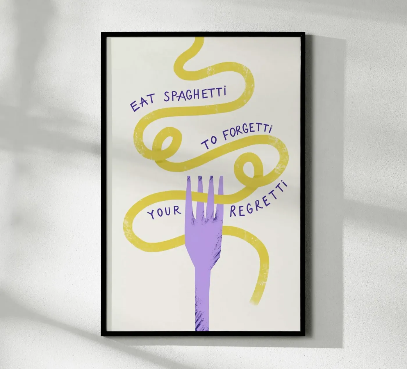 Eat Spaghetti poster by Pure