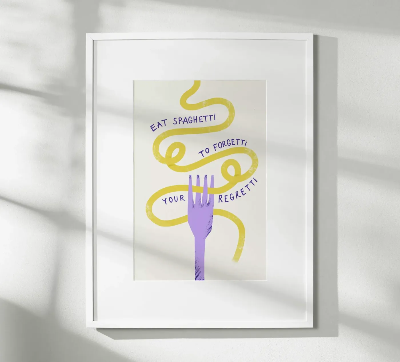 Eat Spaghetti poster by Pure