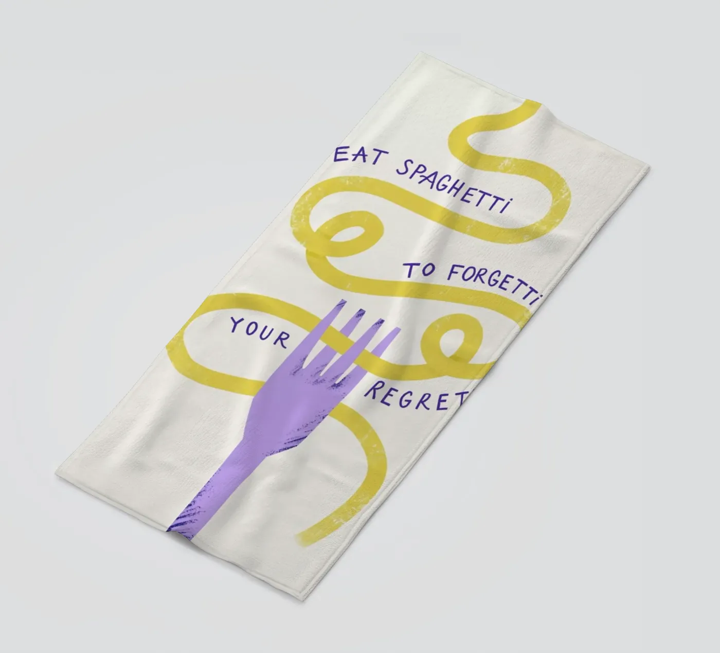 Eat Spaghetti telo mare da Pure