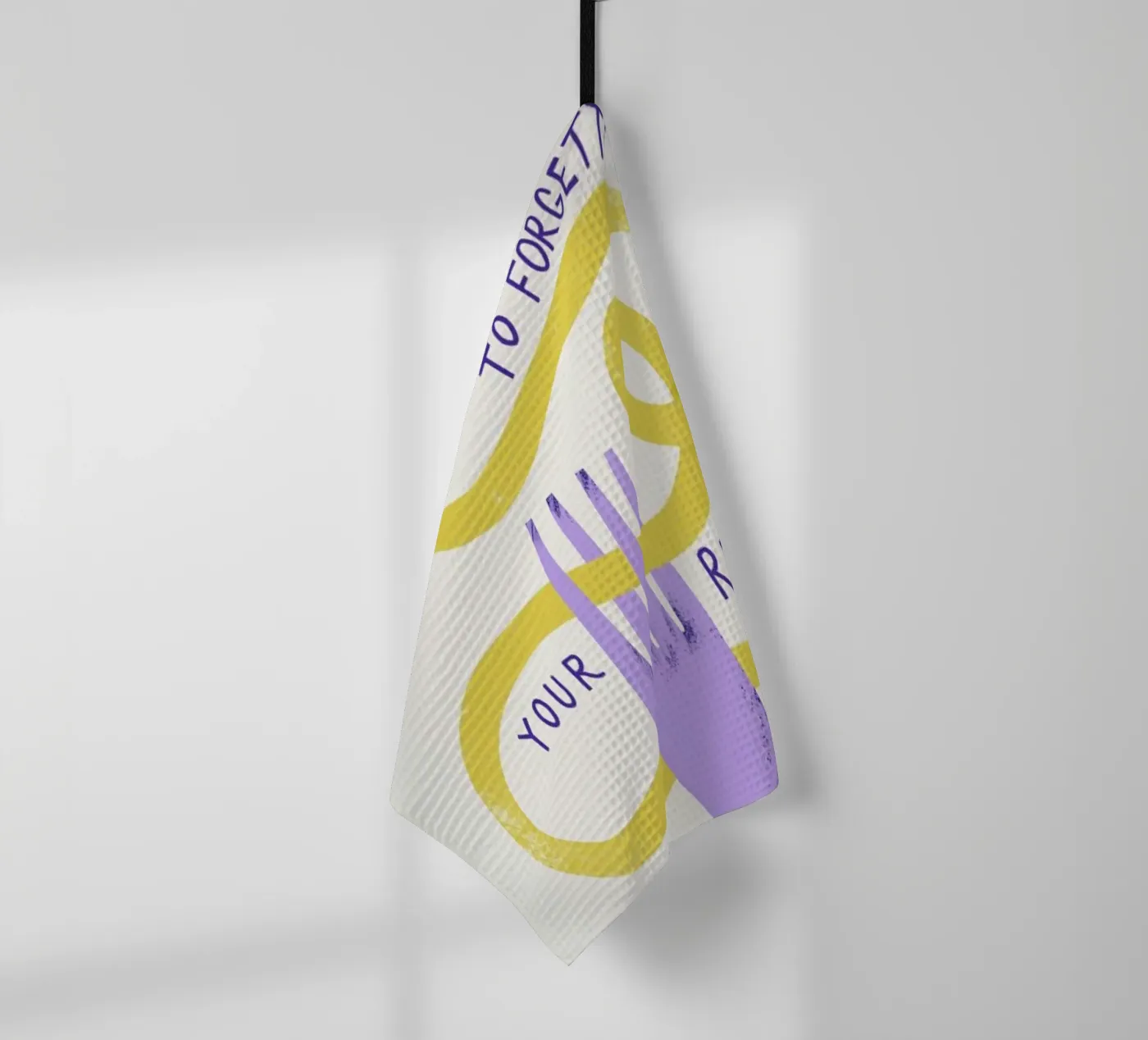 Eat Spaghetti tea towel by Pure