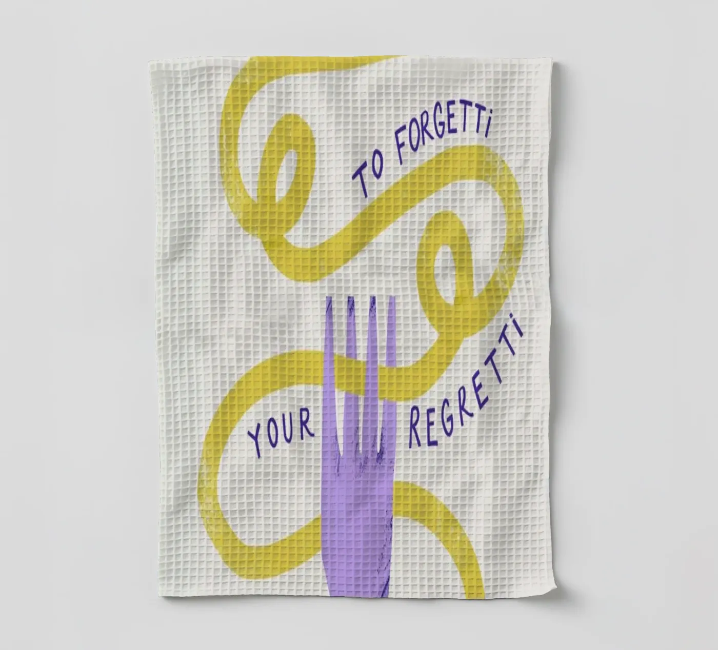Eat Spaghetti tea towel by Pure