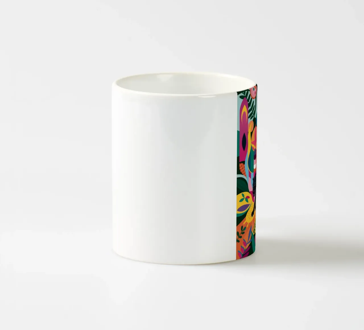 La caccia ai fiori della pantera tazza in ceramica da Paez Harmony
