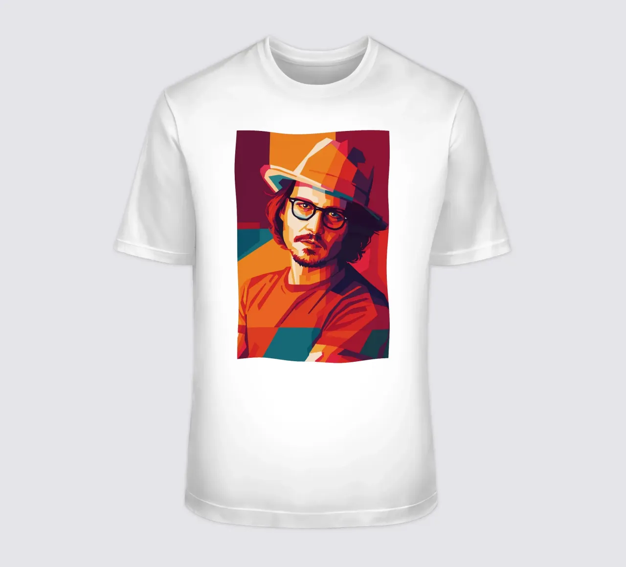 johnny deep retro pop art wpap T-Shirt von aiswa