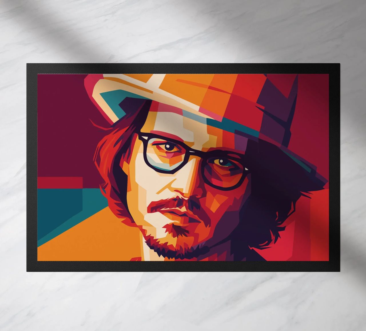 johnny deep retro pop art wpap zerbino da aiswa