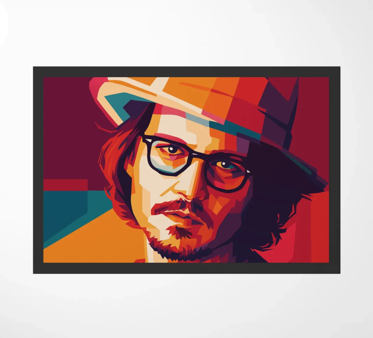 johnny deep retro pop art wpap zerbino da aiswa
