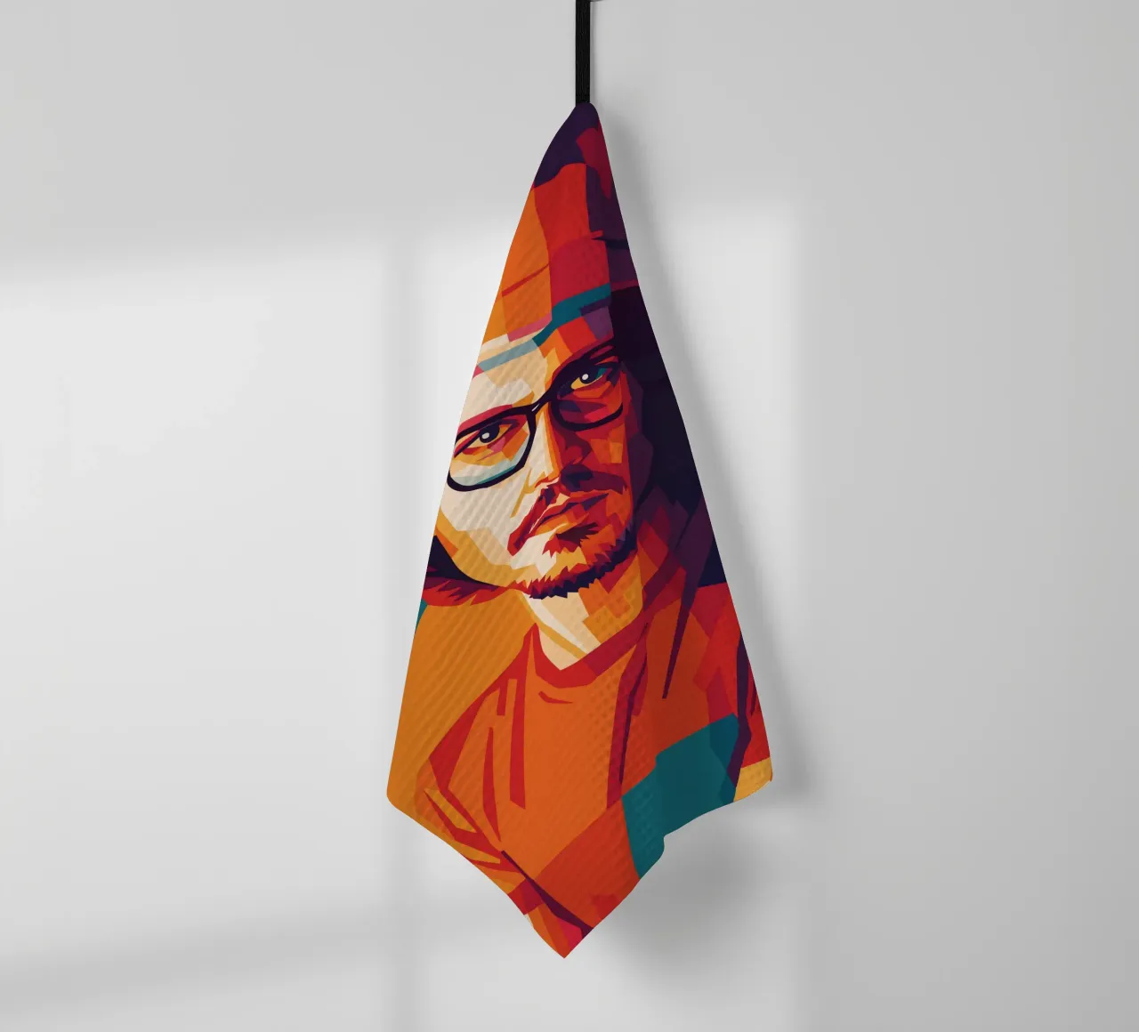 johnny deep retro pop art wpap torchon de aiswa