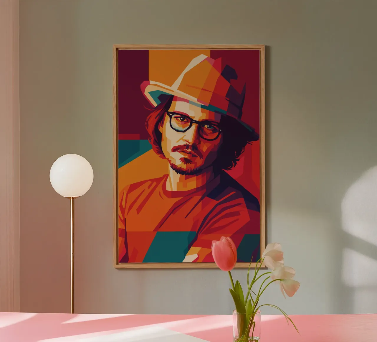 johnny deep retro pop art wpap pannello forex da aiswa