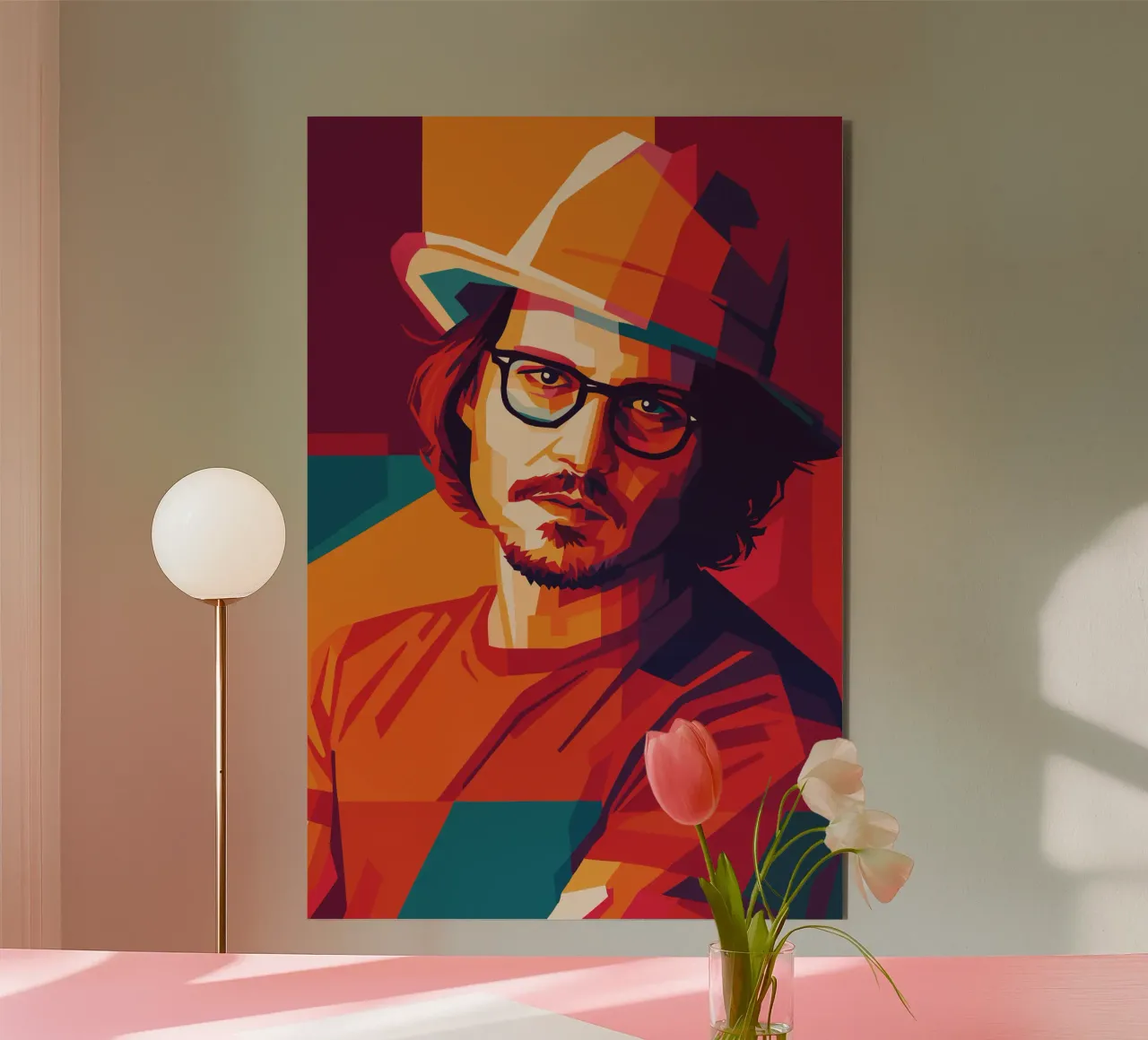 johnny deep retro pop art wpap pannello forex da aiswa