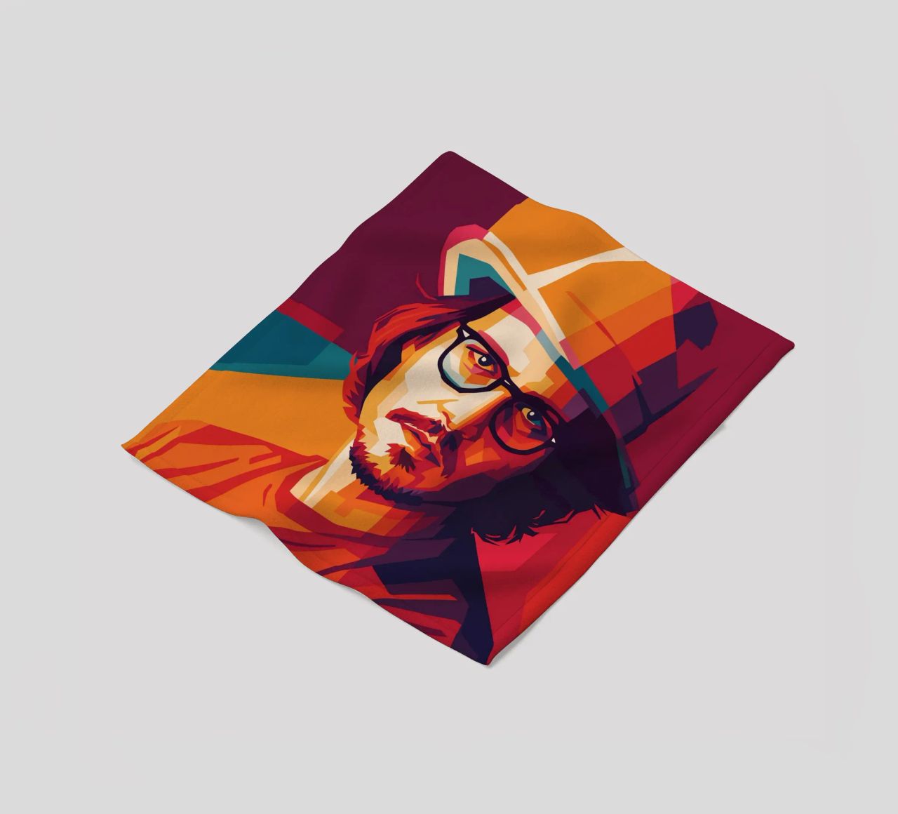 johnny deep retro pop art wpap coperta in pile da aiswa