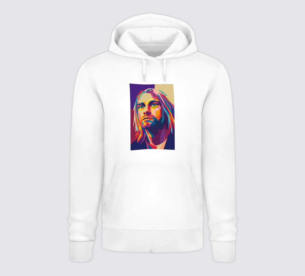 kurt cobain retro pop art wpap felpa con cappuccio da aiswa