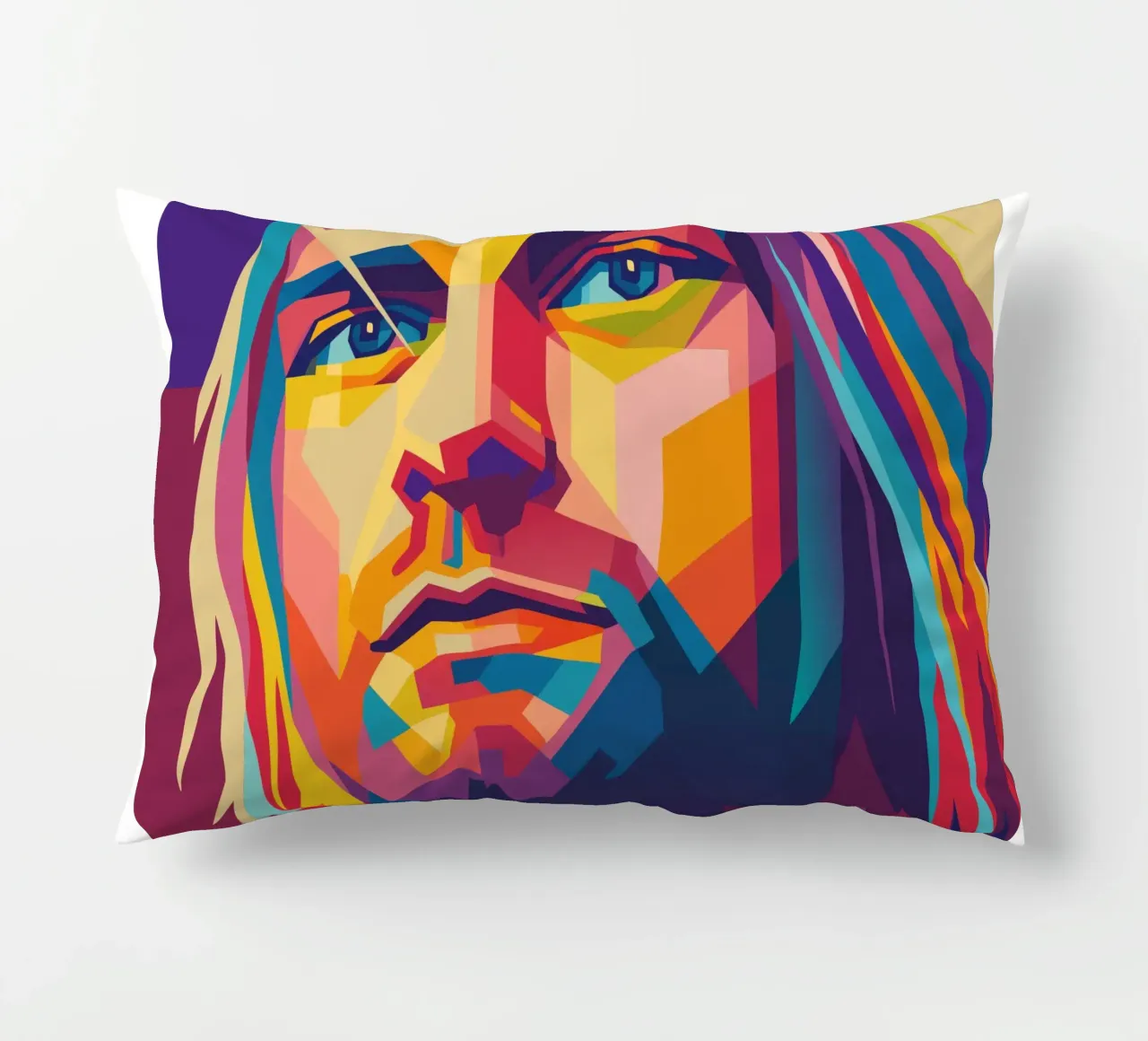 kurt cobain retro pop art wpap cojín de aiswa