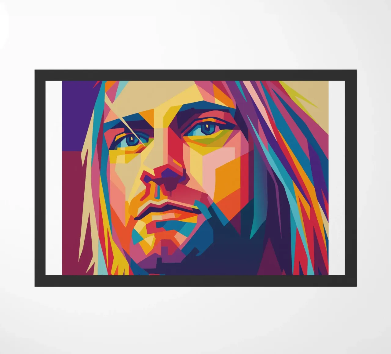 kurt cobain retro pop art wpap zerbino da aiswa