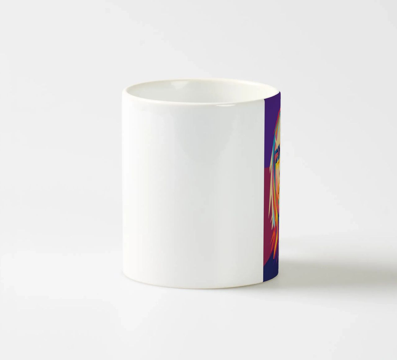 kurt cobain retro pop art wpap tazza in ceramica da aiswa
