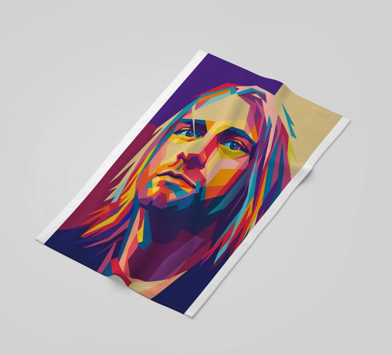 kurt cobain retro pop art wpap telo mare da aiswa