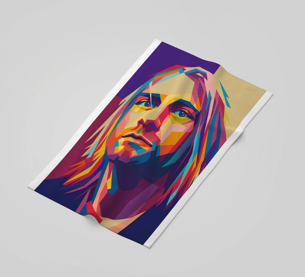 kurt cobain retro pop art wpap telo mare da aiswa