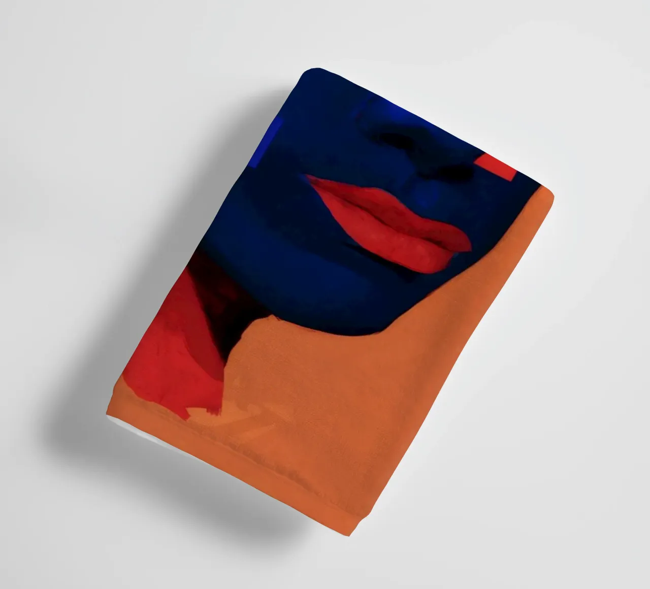 Cubist Color Portrait towel by Paez Harmony