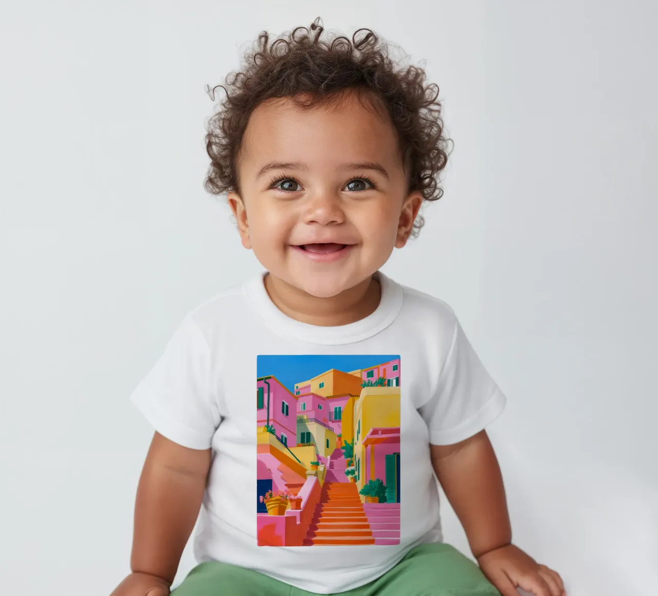 Scala dei colori maglietta neonato da Paez Harmony