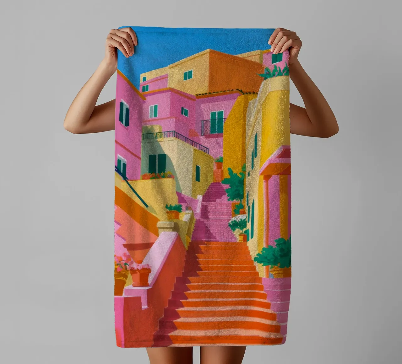 Scala dei colori asciugamano da bagno da Paez Harmony