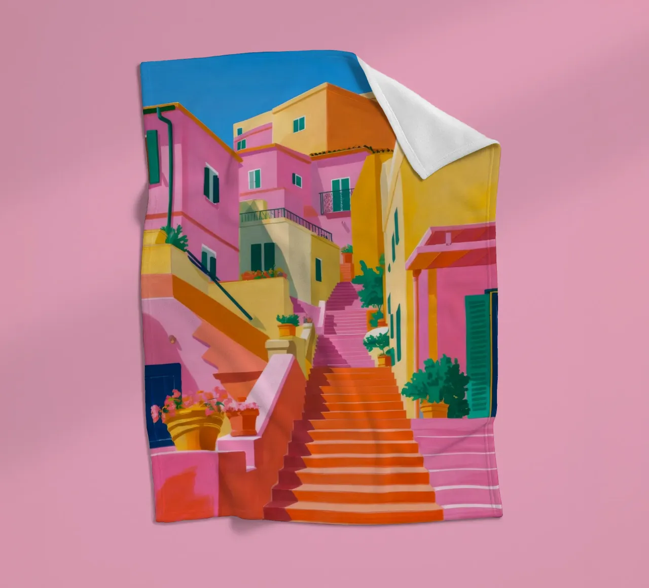 Scala dei colori coperta in pile da Paez Harmony