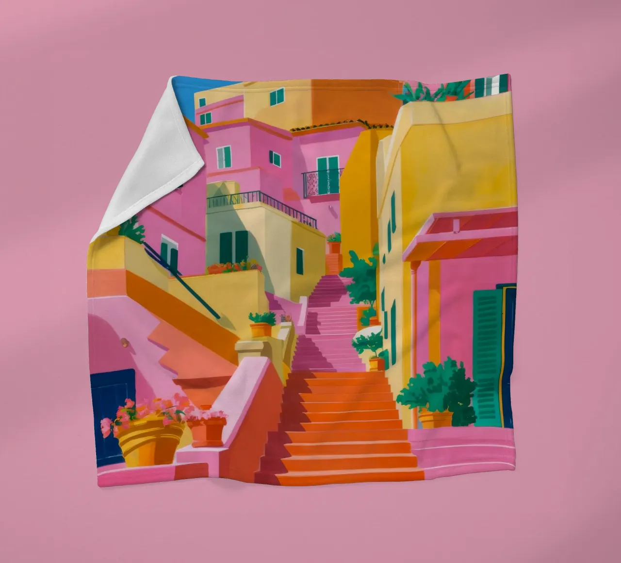 Scala dei colori coperta in pile da Paez Harmony