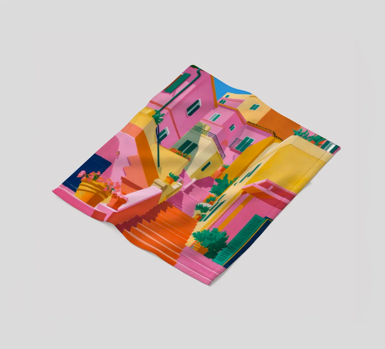 Scala dei colori coperta in pile da Paez Harmony