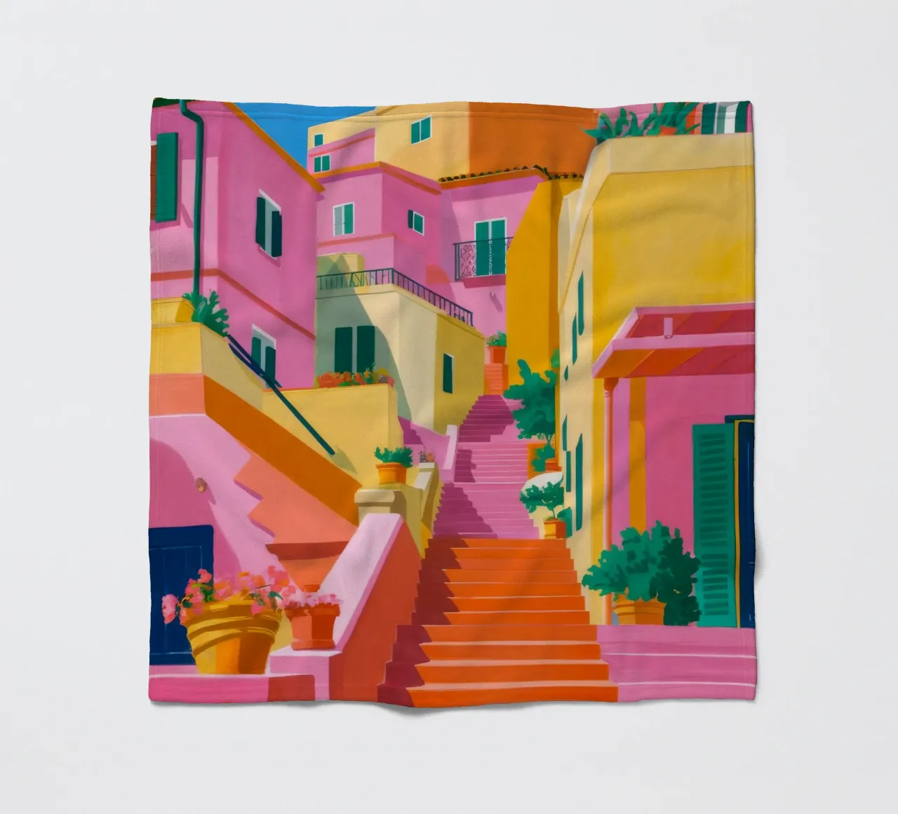 Scala dei colori coperta in pile da Paez Harmony