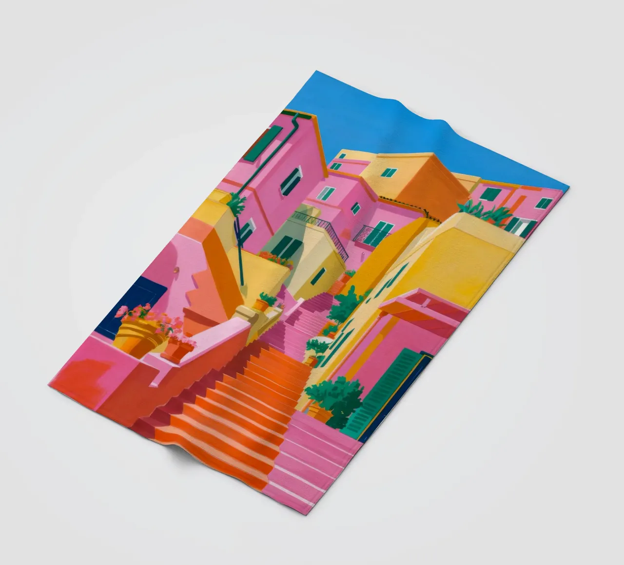 Scala dei colori coperta in pile da Paez Harmony