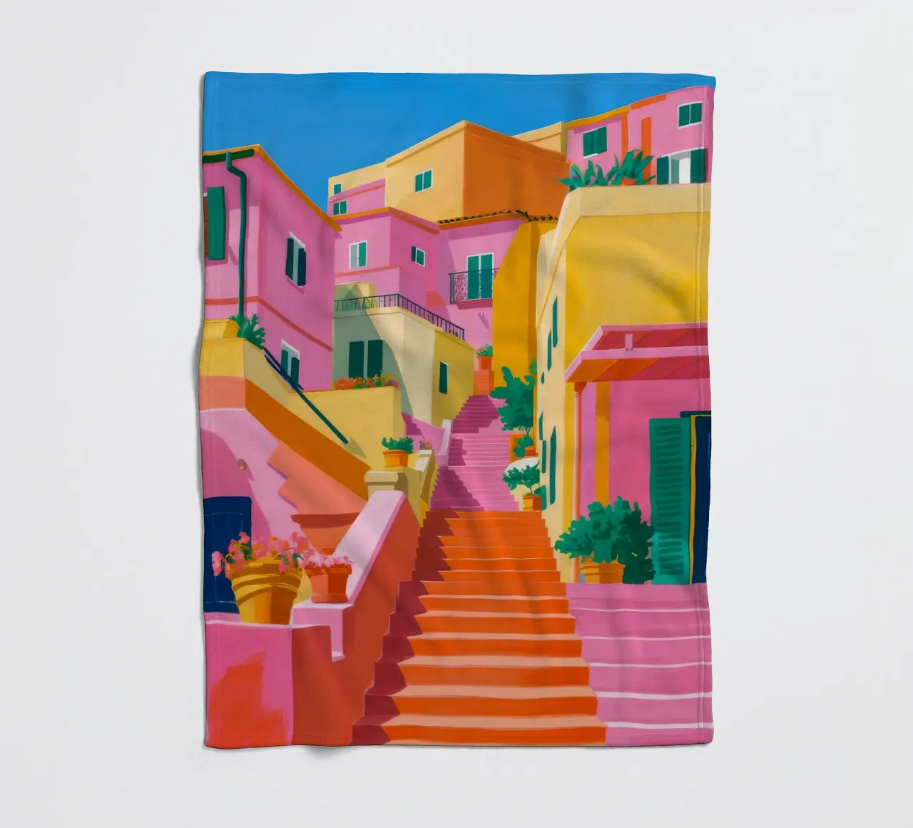 Scala dei colori coperta in pile da Paez Harmony