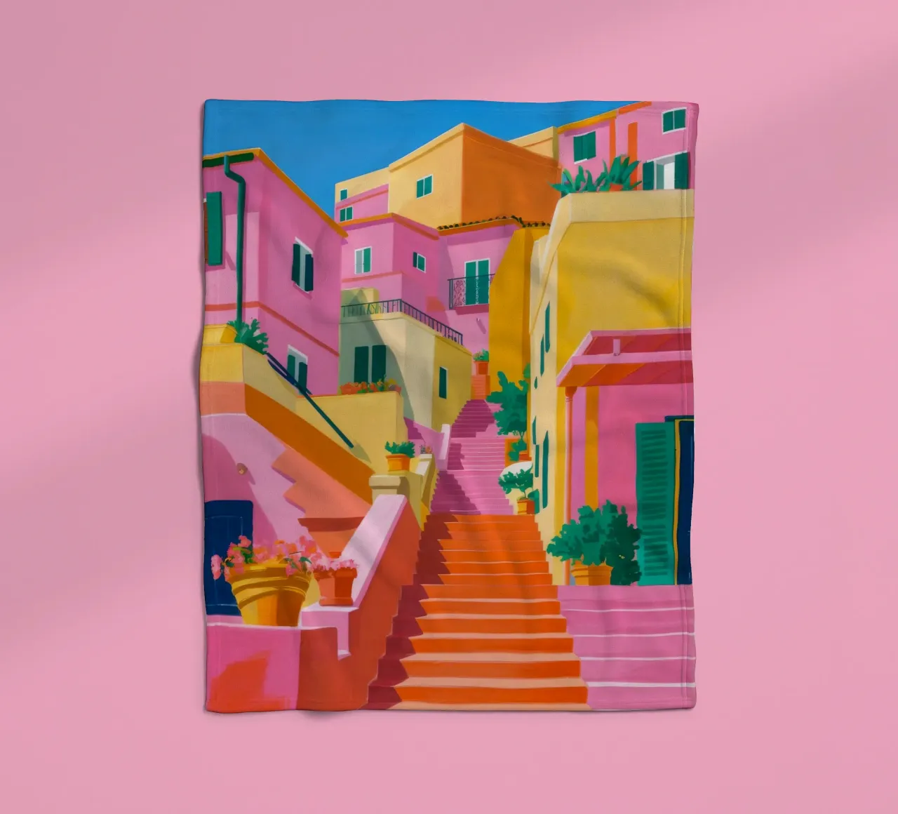 Scala dei colori coperta in pile da Paez Harmony