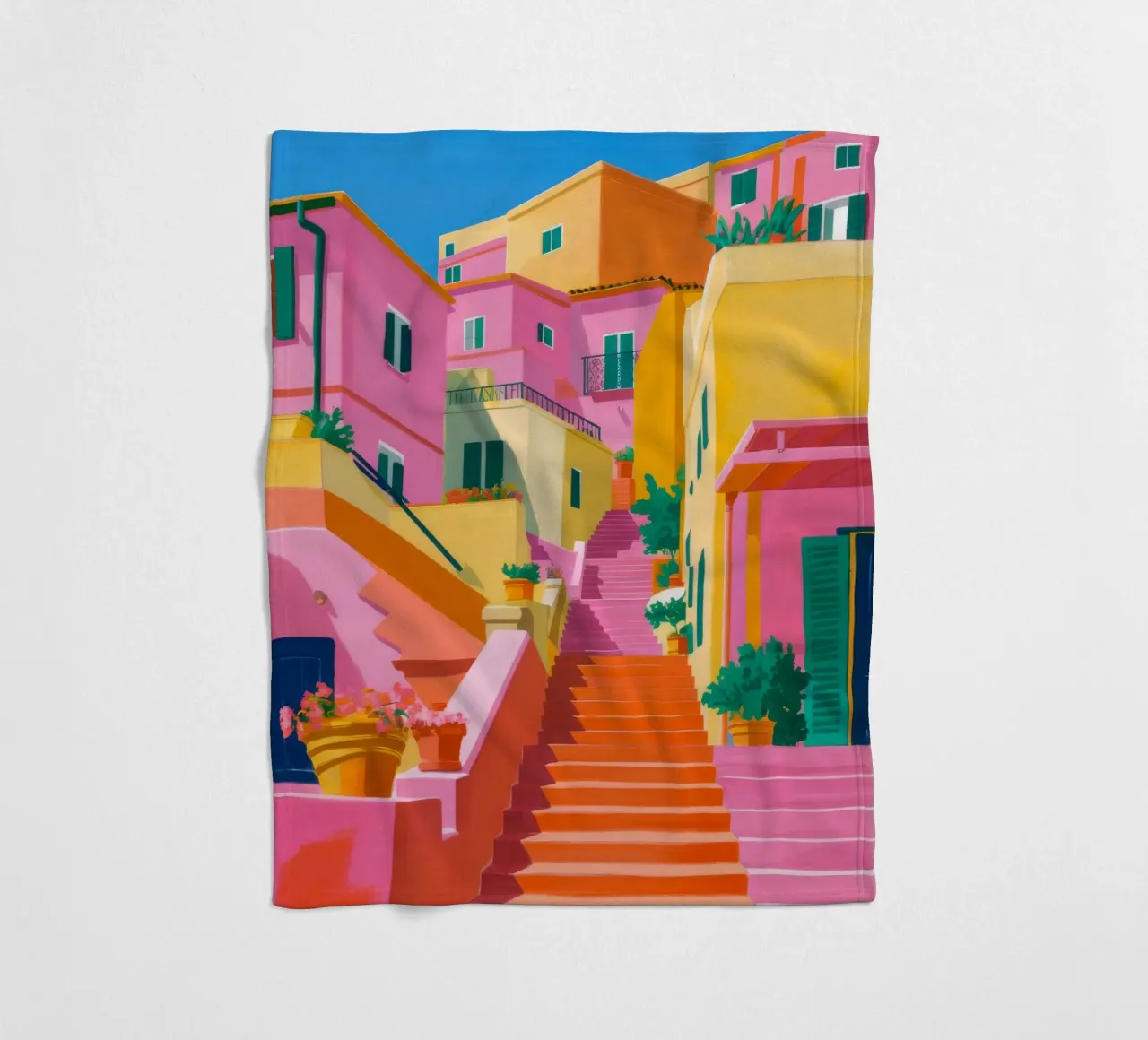 Scala dei colori coperta in pile da Paez Harmony