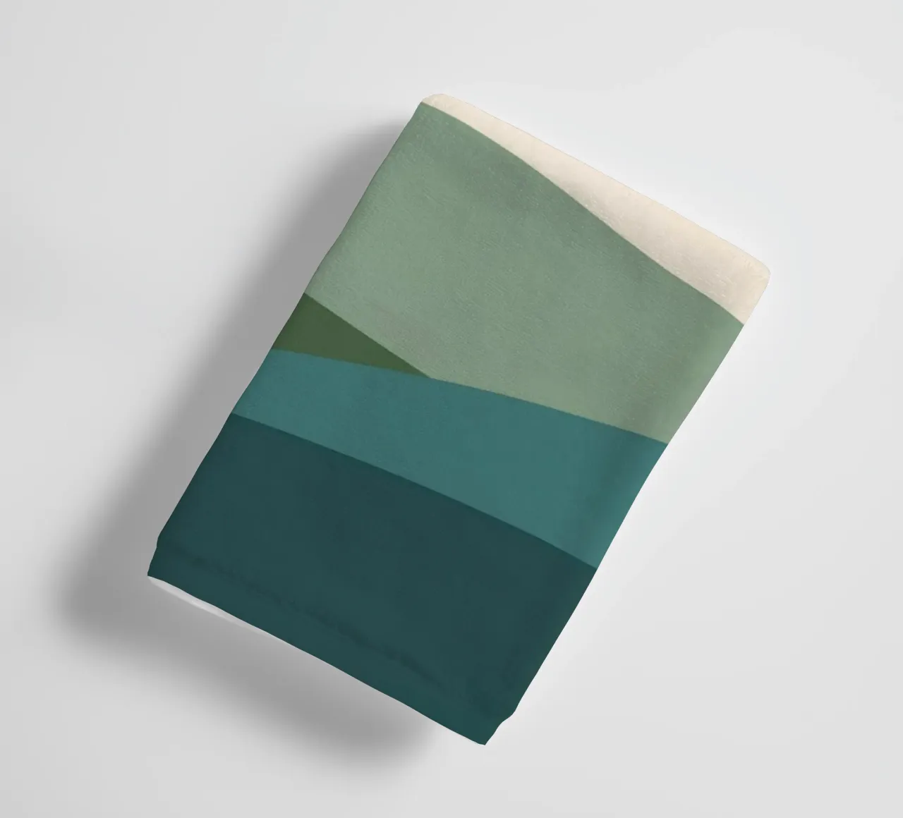 Pastoral Green Horizon towel by Stone Patina