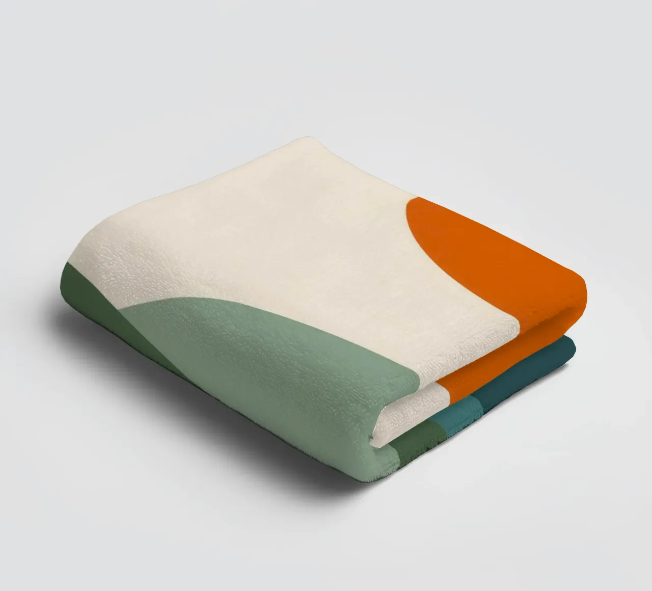 Pastoral Green Horizon towel by Stone Patina