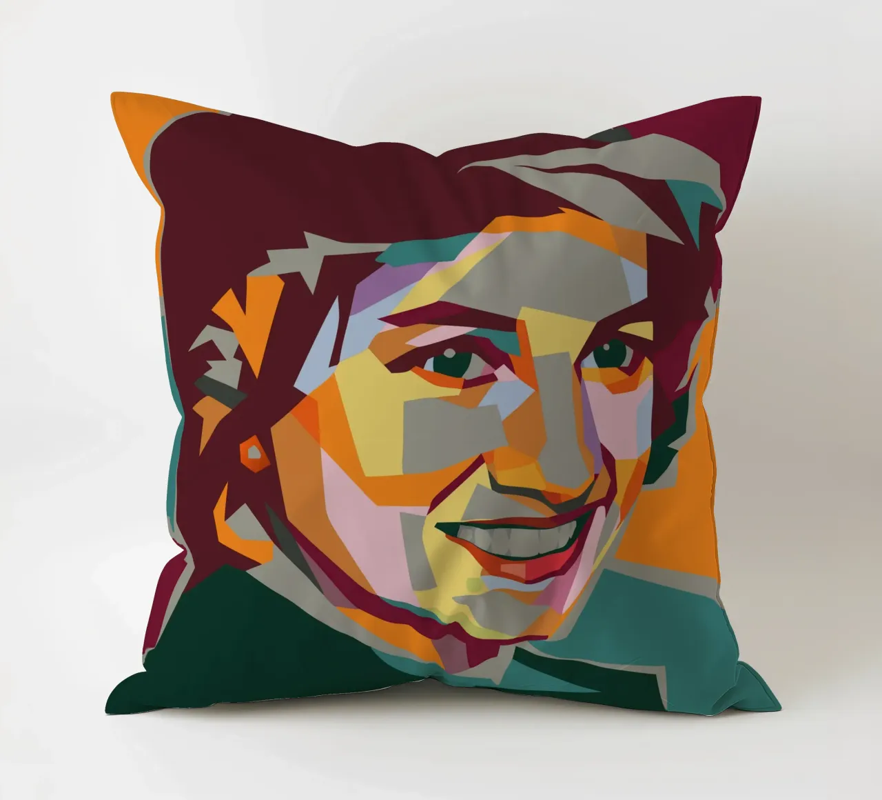 lady diana retro pop art wpap cuscino da aiswa
