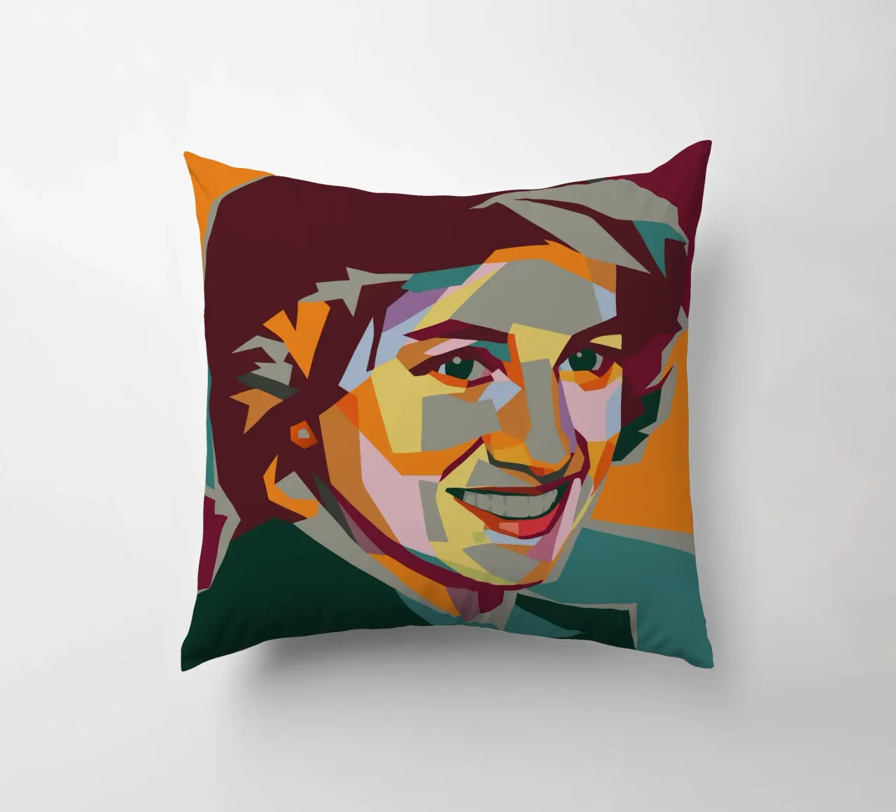 lady diana retro pop art wpap cuscino da aiswa