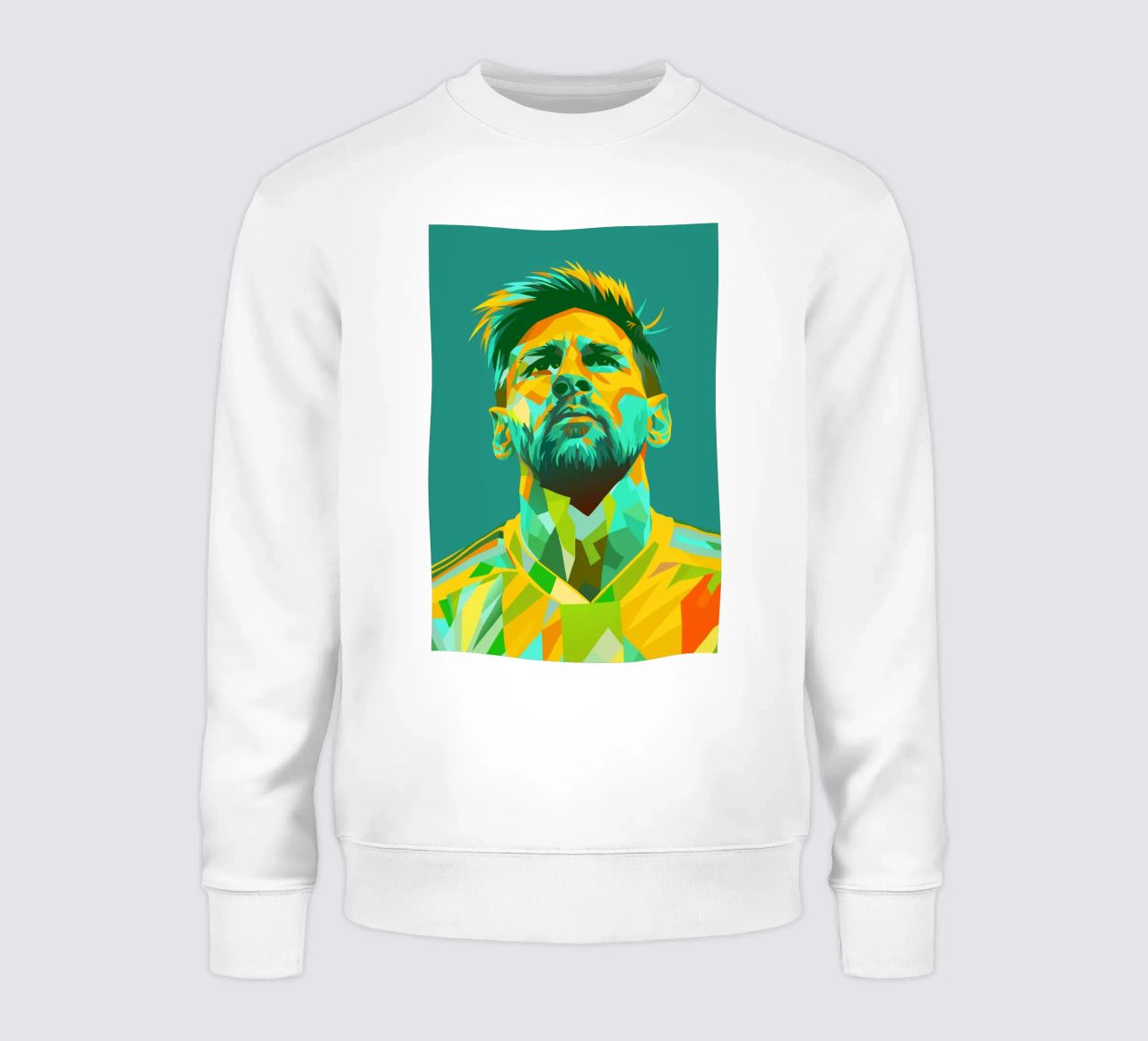 lionel messi retro pop art wpap felpa da aiswa