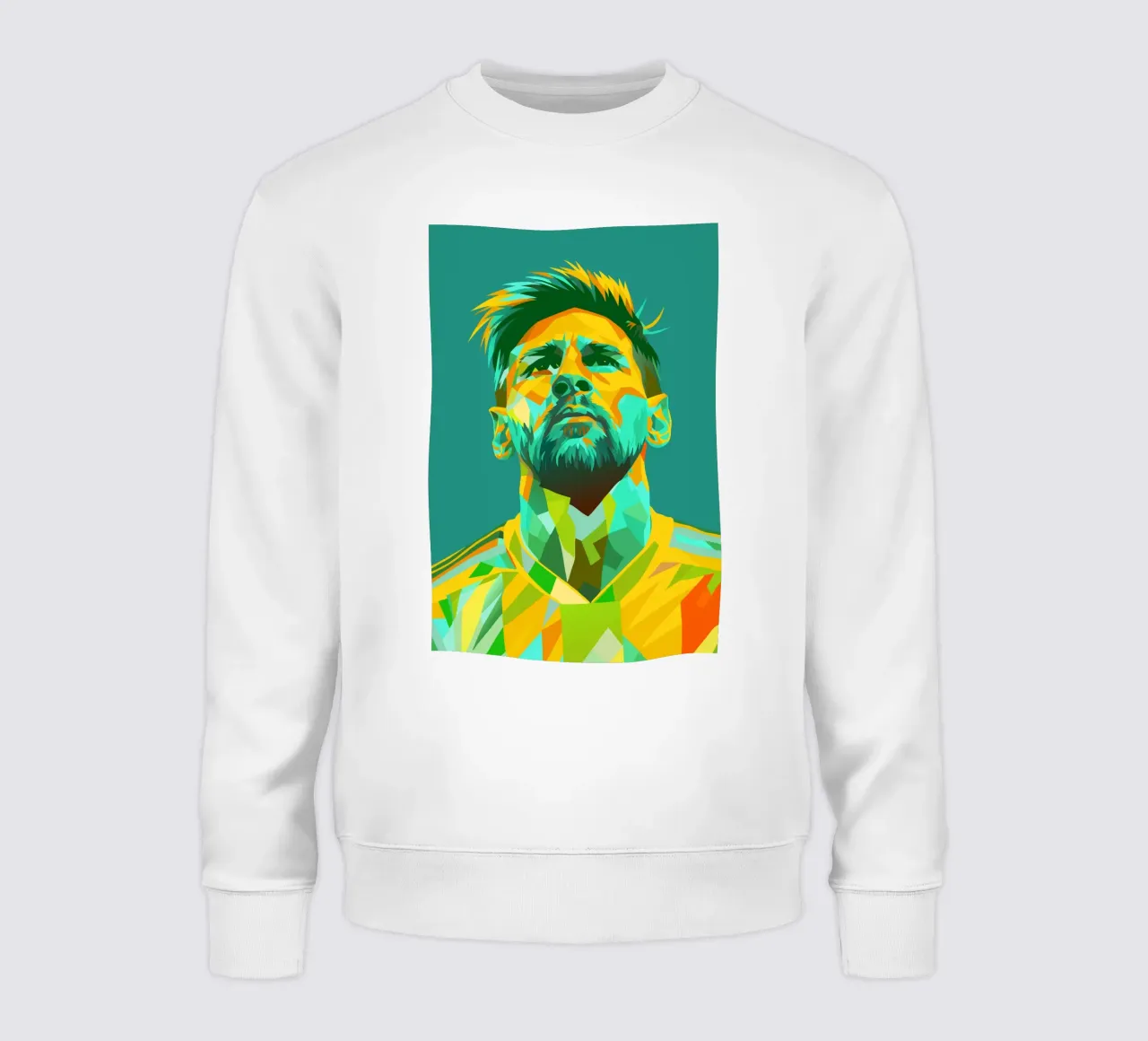 lionel messi retro pop art wpap felpa da aiswa