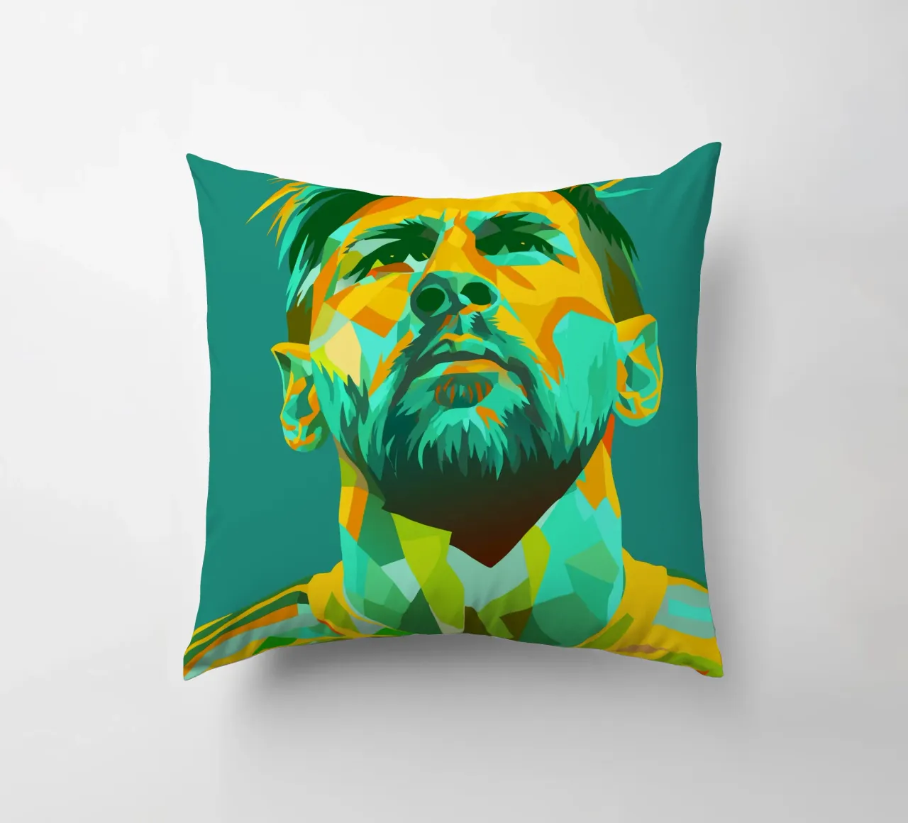 lionel messi retro pop art wpap cuscino da aiswa