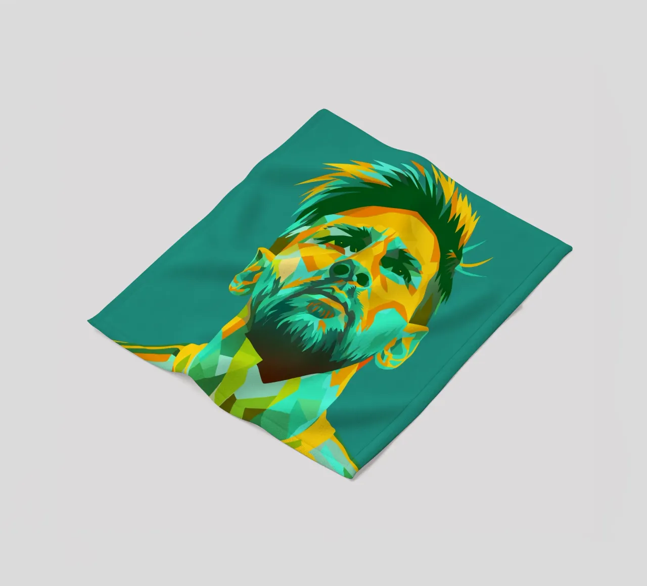 lionel messi retro pop art wpap coperta in pile da aiswa