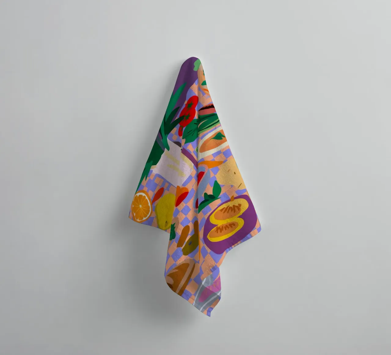 Orchard Table Spread towel by Paez Harmony