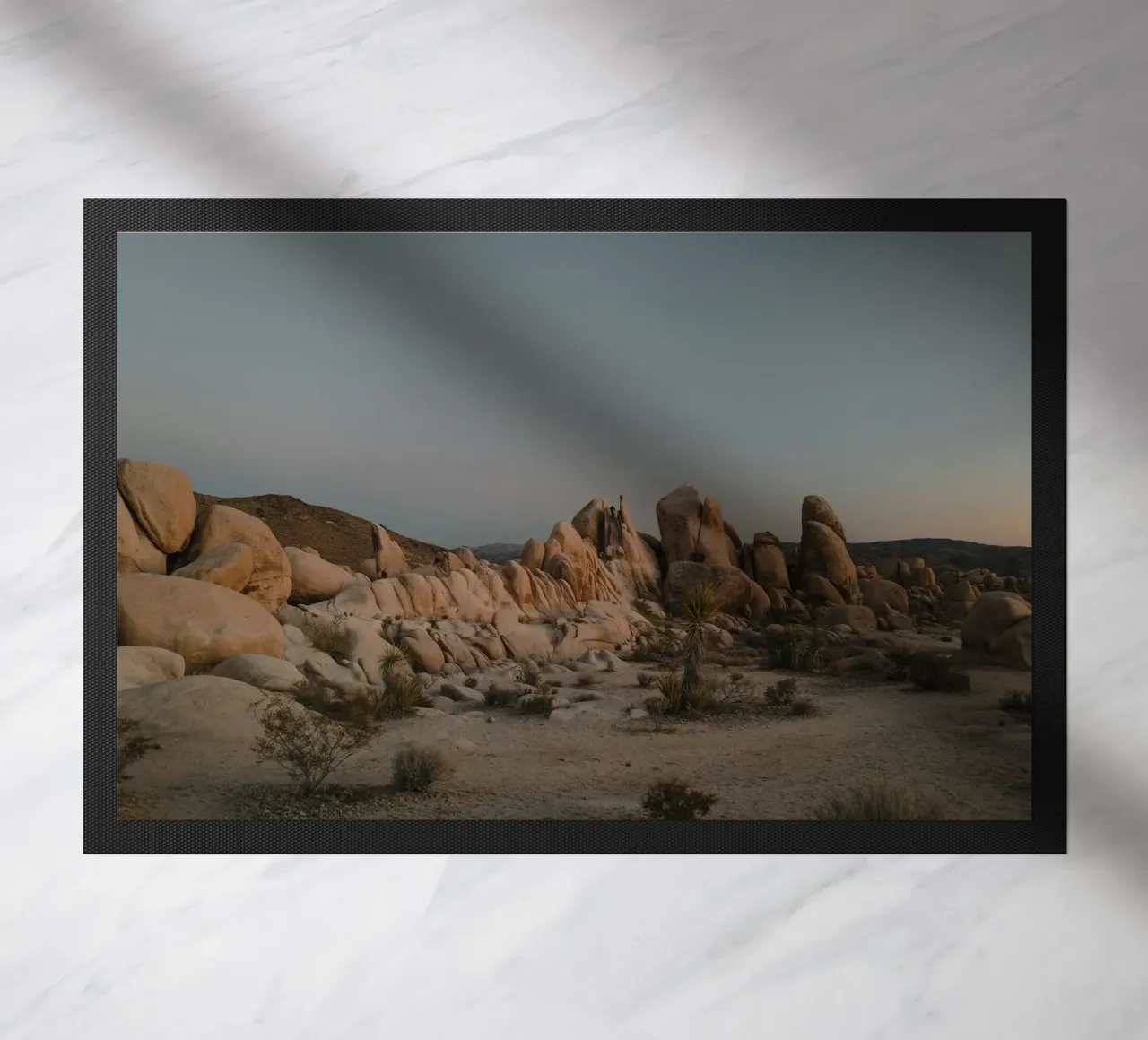 rock formations desert landscape doormat by Earthly Visions