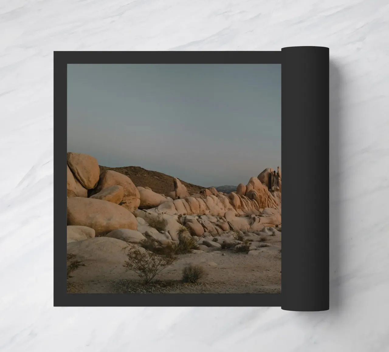 rock formations desert landscape doormat by Earthly Visions