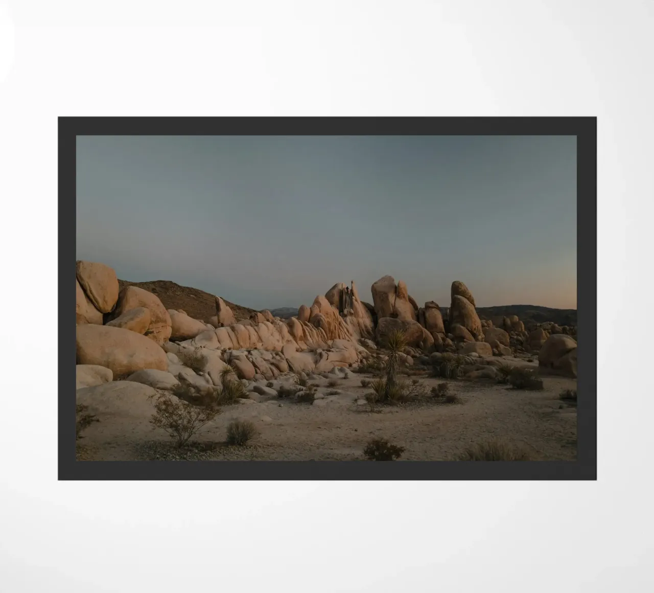 rock formations desert landscape doormat by Earthly Visions