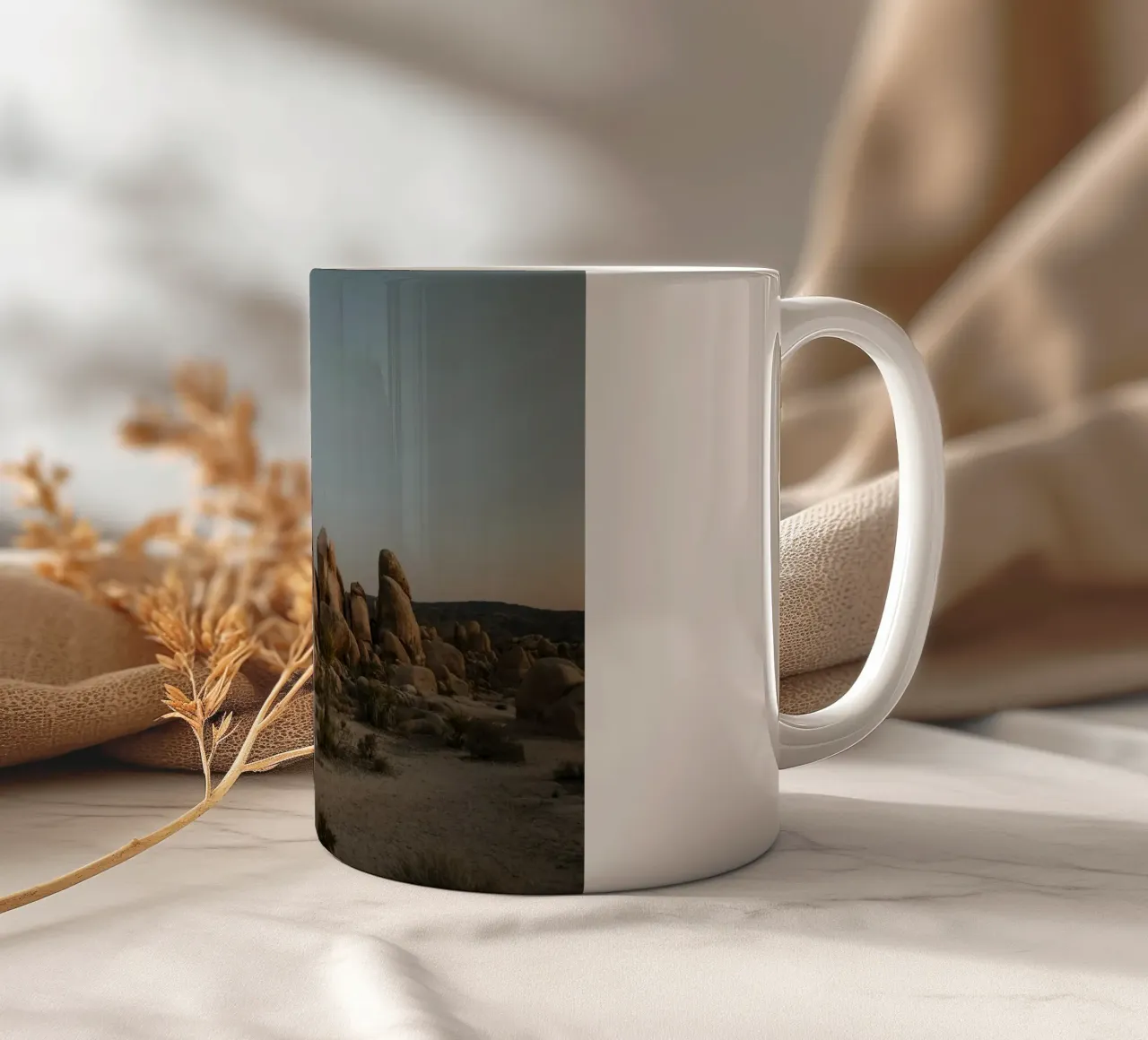 formazioni rocciose paesaggio desertico tazza in ceramica da Earthly Visions