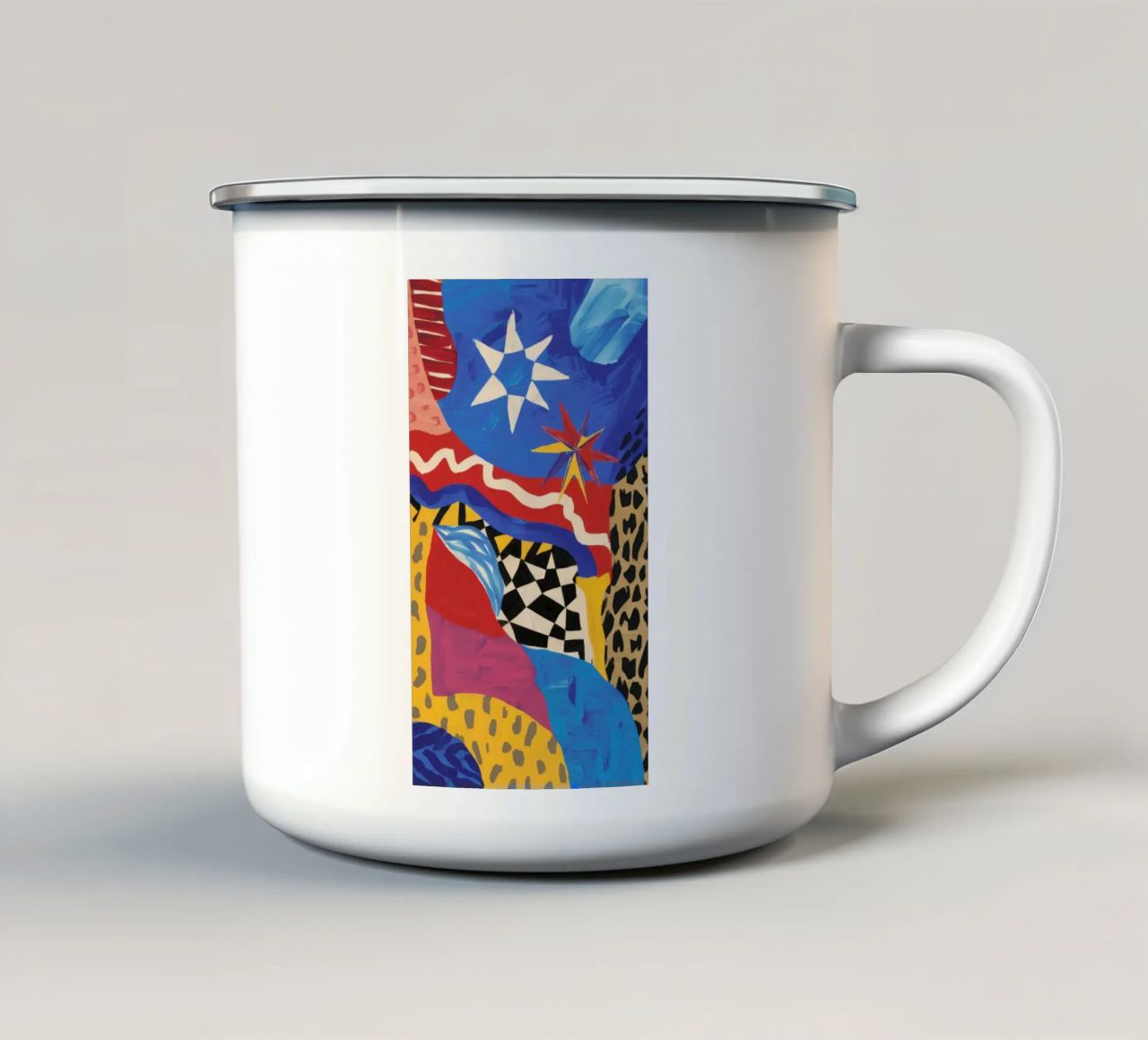 Gioco del frammento cosmico tazza in smalto da Lumi Eyes