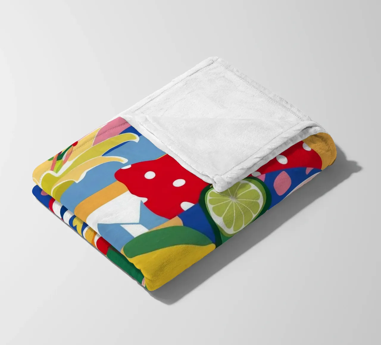 Fiesta di frutta a pois coperta in pile da Paez Harmony