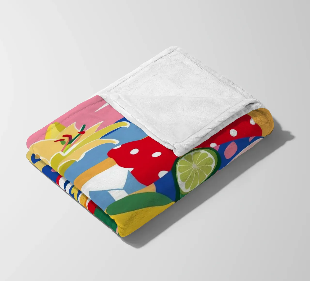 Fiesta di frutta a pois coperta in pile da Paez Harmony