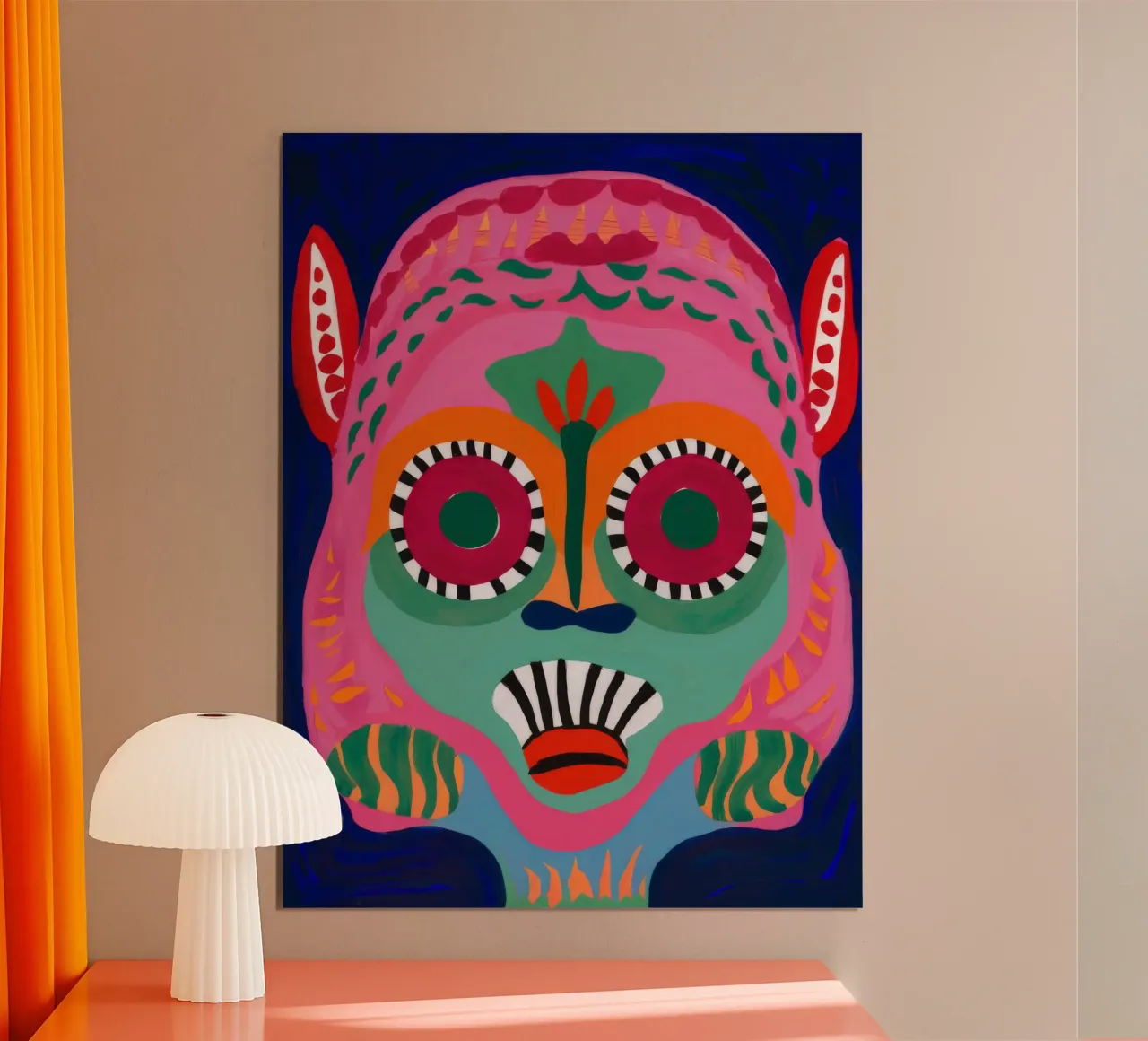 Psyche Folk Mask hahnemühle by Lumi Eyes